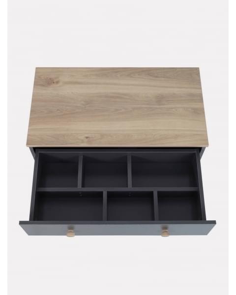 Комод пеленальный Rant Elsa Pro 800/4 с органайзером Moon grey