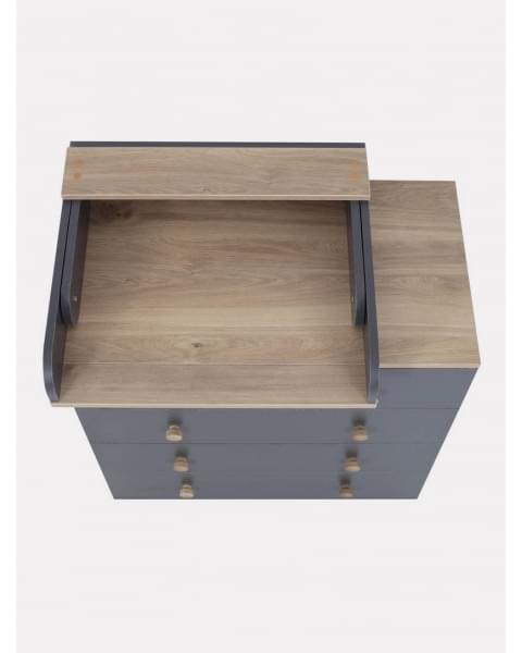 Комод пеленальный Rant Elsa Pro 800/4 с органайзером Moon grey