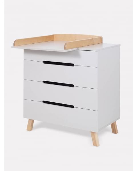 Комод пеленальный Rant Indy Pro 80/4 с органайзером Crystal beige