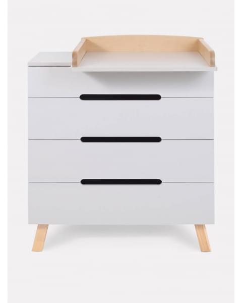 Комод пеленальный Rant Indy Pro 80/4 с органайзером Crystal beige