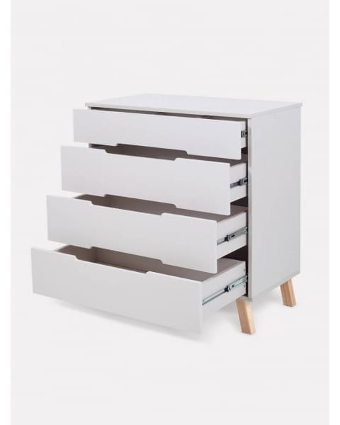 Комод пеленальный Rant Indy Pro 80/4 с органайзером Crystal beige