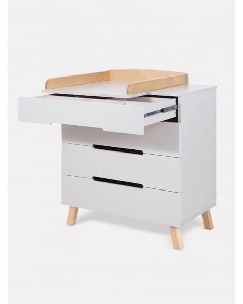 Комод пеленальный Rant Indy Pro 80/4 с органайзером Crystal beige