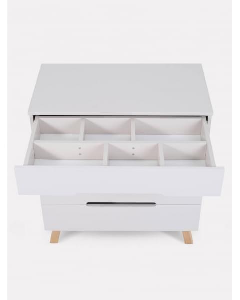 Комод пеленальный Rant Indy Pro 80/4 с органайзером Crystal beige