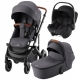Коляска 3 в 1 Britax Roemer Smile 5Z, Midnight Grey + BABY-SAFE CORE Space Black