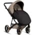 Детская коляска Tutis Viva 6 Plus Leather 3 в 1 с автокреслом Elo Lux EduSky Black 1612149 Cappuccino