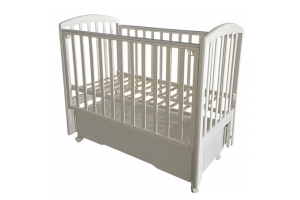 Кровать детская "Alita-2" (универсальный маятник+колеса, автостенка съемная, ящик) (лунная ночь)