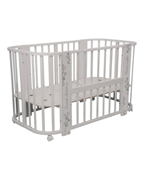 Кровать детская 5 в 1 Sweet Baby Arte Кашемир/хлопок