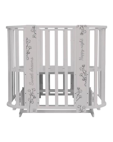 Кровать детская 5 в 1 Sweet Baby Arte Кашемир/хлопок