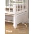 Кровать детская Pituso TINY (оптима) маятник/колесо Белая аляска