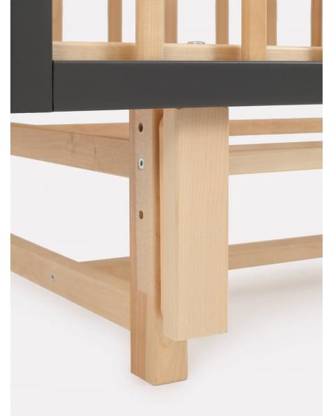 Кроватка Rant Indy Pro маятник Moon Grey