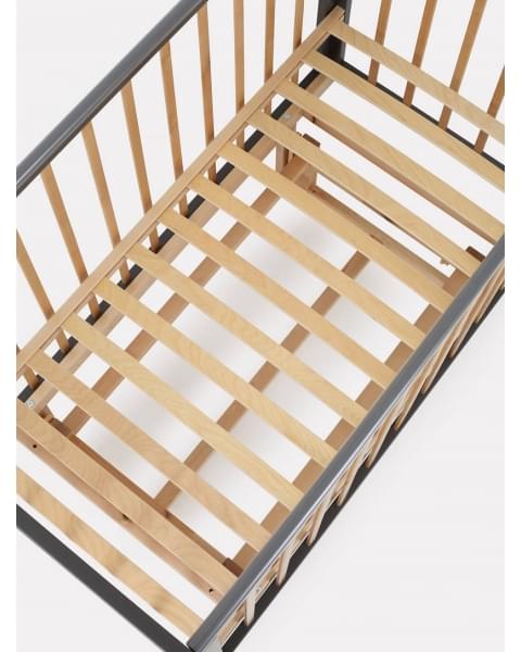 Кроватка Rant Indy Pro маятник Moon Grey