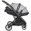Детская прогулочная коляска Farfello Fest Lux Угольно-черный/Carbon black FL-12 черная рама