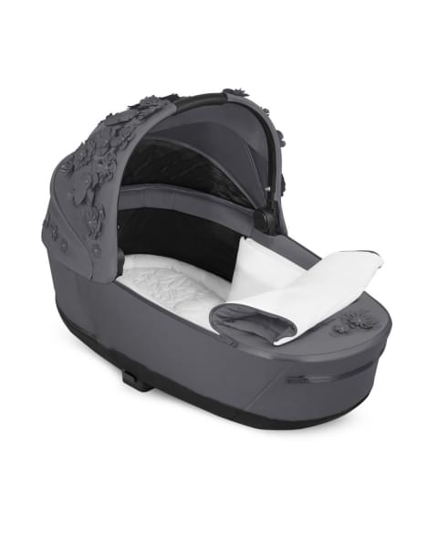 Люлька Cybex Priam IV Fashion Collection, FE Simply Flowers Grey (Серый)