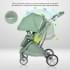 Детская прогулочная коляска Farfello Fest Lux Зеленый/Green FL-13 цветная рама
