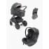 Коляска 3 в 1 MOMMER PRO NOVA от Happy Baby dark grey