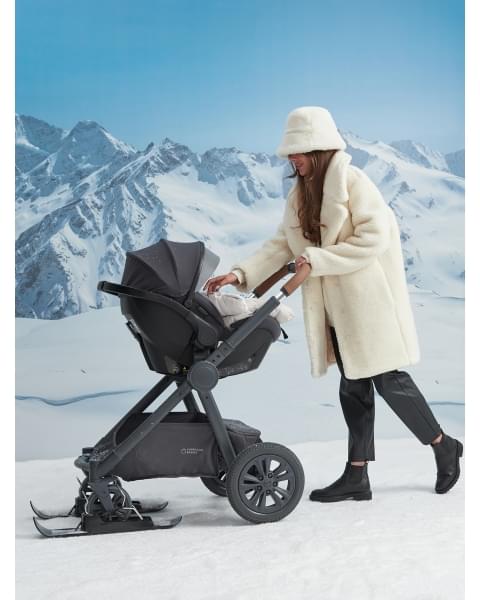 Коляска 3 в 1 MOMMER PRO NOVA от Happy Baby dark grey