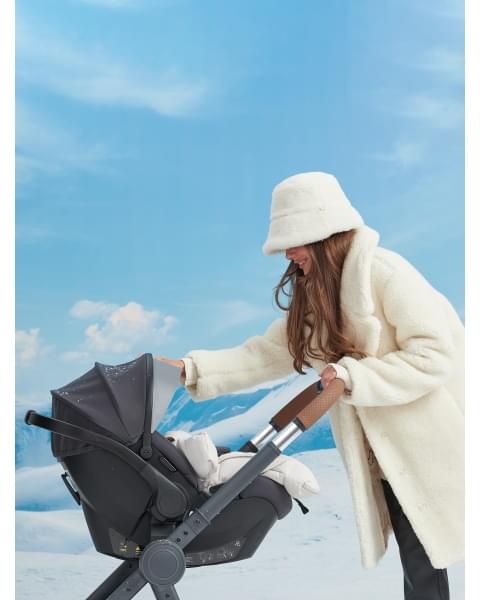 Коляска 3 в 1 MOMMER PRO NOVA от Happy Baby dark grey