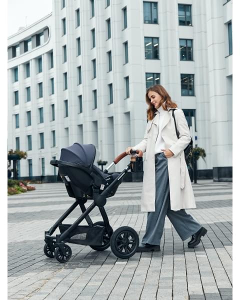 Коляска 3 в 1 MOMMER PRO NOVA от Happy Baby dark grey