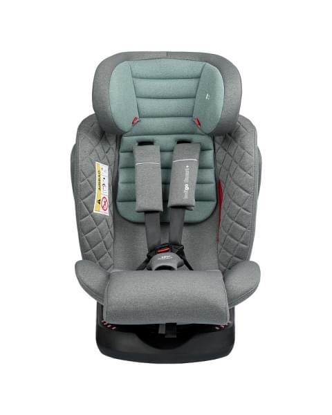Автокресло Indigo Smart plus Isofix серый-зеленый