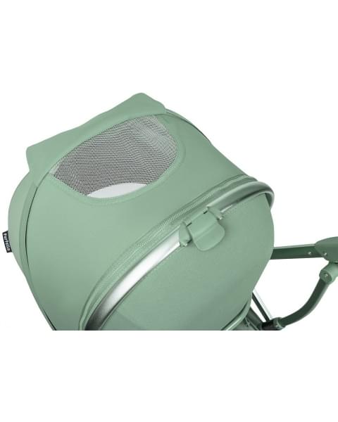 Детская прогулочная коляска Farfello Fest Lux Зеленый/Green FL-13 цветная рама