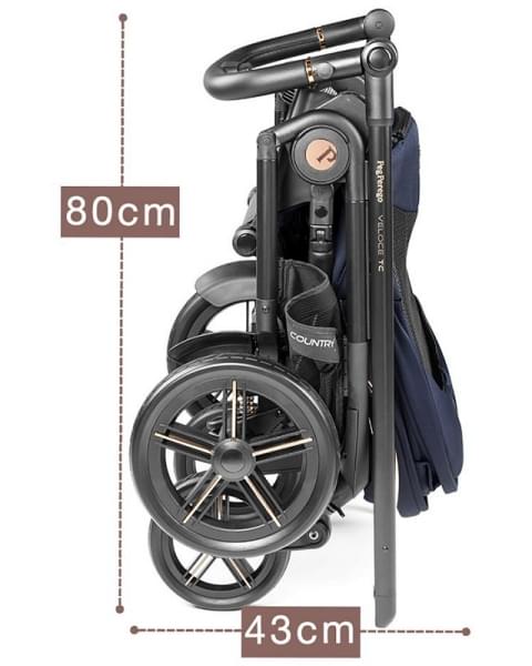 Прогулочная коляска Peg Perego Veloce TC New Blue Shine