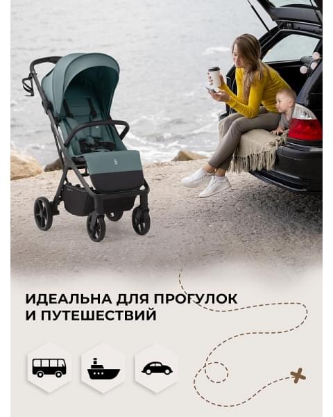 Прогулочная коляска Sweet Baby Aura Plus Basic SBL 427575 Green