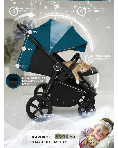 Прогулочная коляска Sweet Baby Contente Plus Basic Dark Green