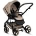 Детская коляска Tutis Viva 6 Plus Leather 3 в 1 с автокреслом Elo Lux EduSky Black 1612149 Cappuccino