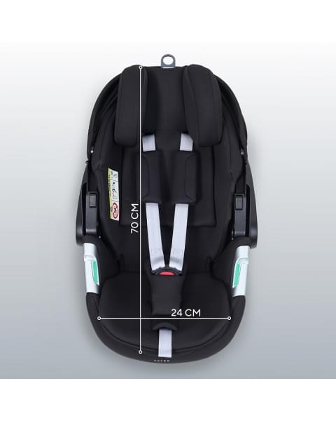 Автокресло Rant Aster Zero с базой isofix Black