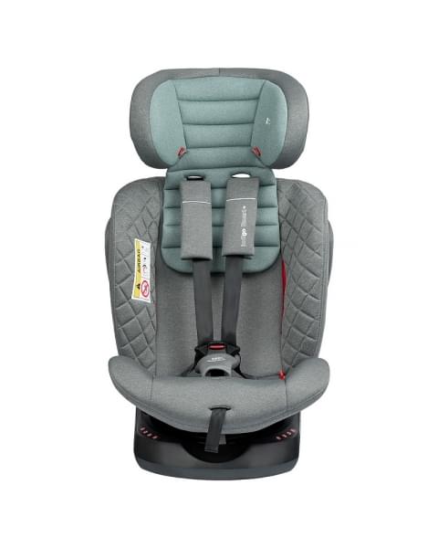 Автокресло Indigo Smart plus Isofix серый-зеленый