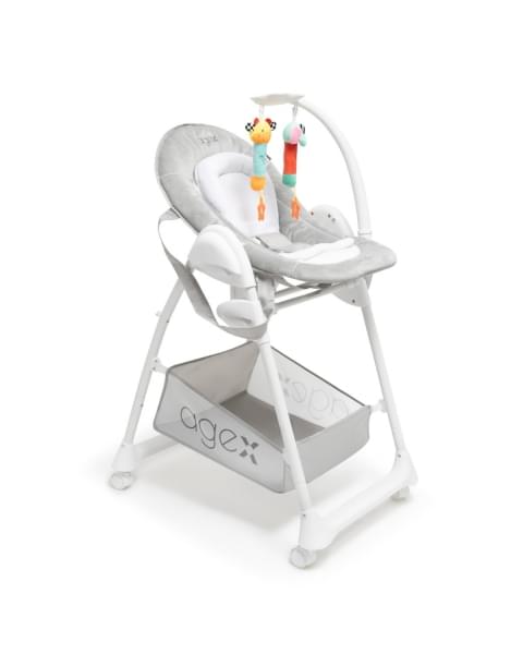 Стульчик для кормления Agex Seat’n Sleep, Grey (Серый)