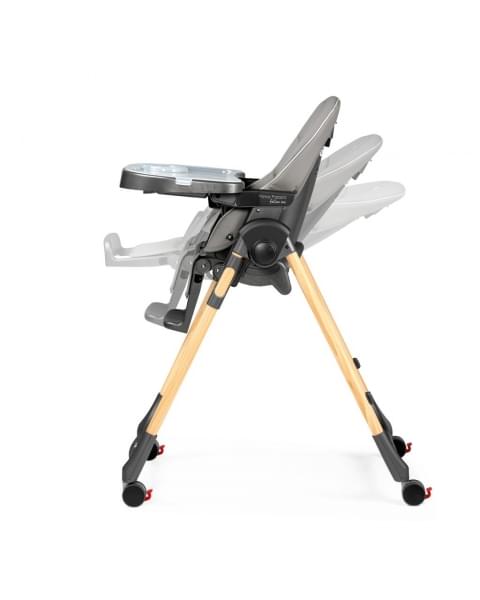 Стульчик для кормления Peg-Perego Prima Pappa Follow Me, Ambiance Ice (Серый)