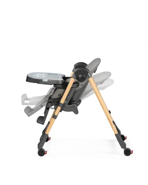 Стульчик для кормления Peg-Perego Prima Pappa Follow Me, Ambiance Ice (Серый)