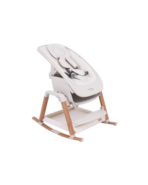 Стульчик для кормления Tutti Bambini Nova, Scandinavian Walnut / Ecru 611010/7508B (Скандинавский Орех - Бежевый)
