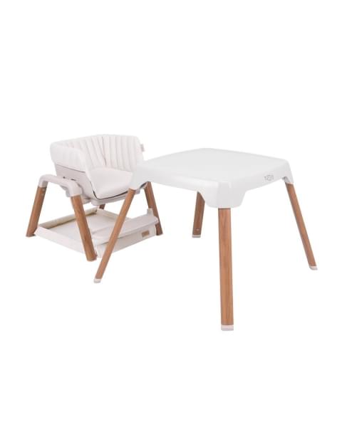 Стульчик для кормления Tutti Bambini Nova, Scandinavian Walnut / Ecru 611010/7508B (Скандинавский Орех - Бежевый)