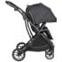 Детская прогулочная коляска Farfello Fest Lux Угольно-черный/Carbon black FL-12 черная рама
