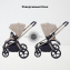 Детская коляска Rant Flex Therm Soft 3 в 1 с автокреслом Cruise Sandy Beige