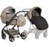 Детская коляска Tutis Viva 6 Plus Leather 3 в 1 с автокреслом Elo Lux EduSky Black 1612149 Cappuccino