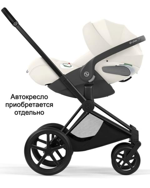Коляска Cybex Priam V Matt Black Style Collection 2 в 1 Off White