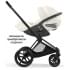 Коляска Cybex Priam V Matt Black Style Collection 2 в 1 Off White