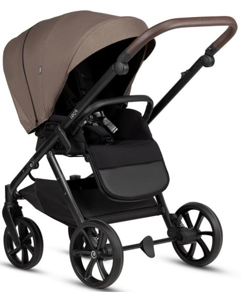 Детская коляска Tutis Leo 3 Plus 3 в 1 с автокреслом Elo Lux EduSky Black 1582203 Brown