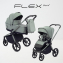 Детская коляска Rant Flex Therm Soft 4 в 1 с автокреслом Miro и базой Forest Green