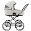Детская коляска Roan Bass Next Classic 2.0 d14 3 в 1 с автокреслом Tutis Elo Lux EduSky Black BSNC/94/2 Marzipan/Black/руч.Cappuccino