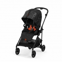 Коляска прогулочная Cybex Melio, Street Real Black / с узором ( аксессуары) 