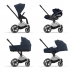 Коляска 2 в 1 Cybex Priam IV шасси Matt Black, Nautical Blue (Темно-синий)