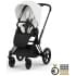 Коляска Cybex Priam V Matt Black Style Collection 2 в 1 Off White