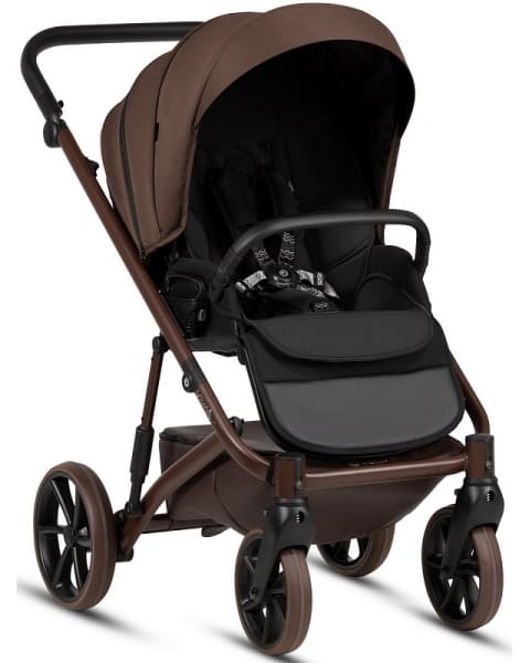 Детская коляска Tutis Viva 6 Plus Essential 3 в 1 с автокреслом Elo Lux EduSky Black 1612067 Espresso