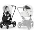 Коляска Cybex Priam V Matt Black Style Collection 2 в 1 Off White