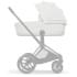 Коляска Cybex Priam V Matt Black Style Collection 2 в 1 Off White
