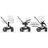 Коляска Cybex Priam V Matt Black Style Collection 2 в 1 Off White